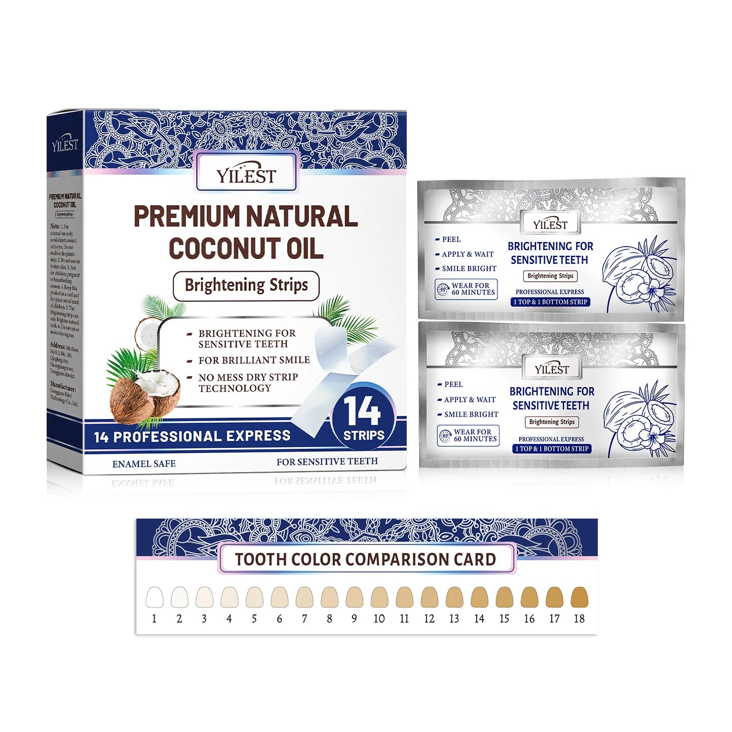 Teeth Whitening Strips (Buy 1 Free 1 Promo)